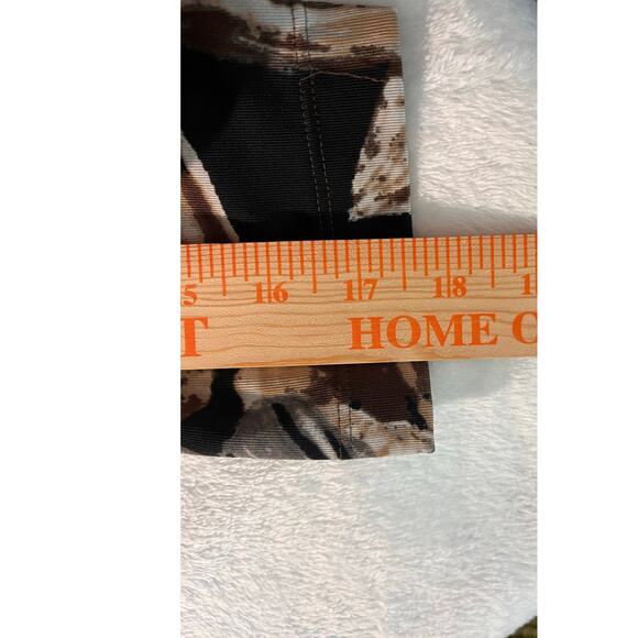 Additions by Chico’s Blouse Size 3 Abstract Floral Print Stretch Tunic - Picture 7 of 8